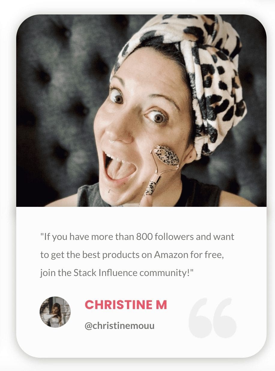 Microinfluencer Testimonials Check out our past collaborations on Instagram and influencer testimonials below to see why everyone loves us.