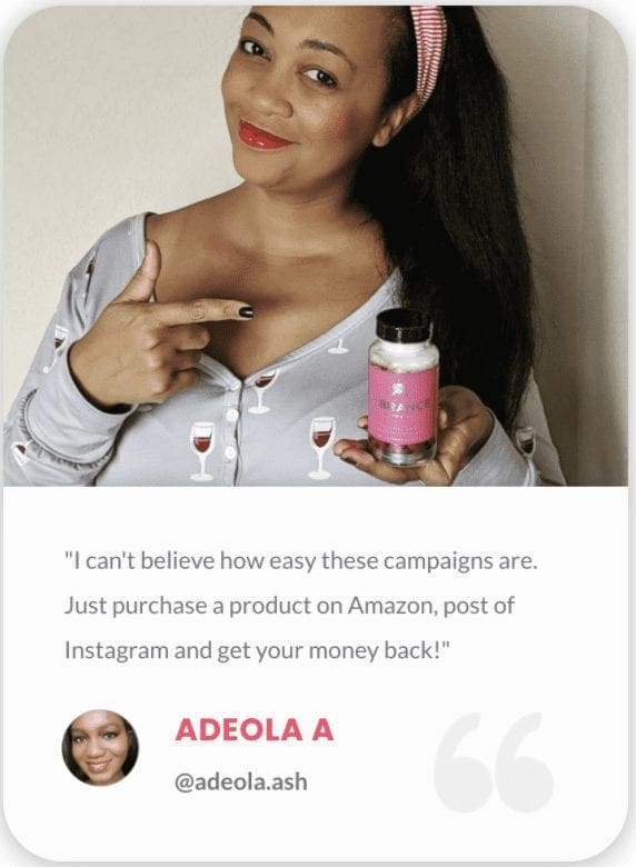Campaign FAQ Get free products from brands you love. Simply share your product experience on social turning creativity into currency.