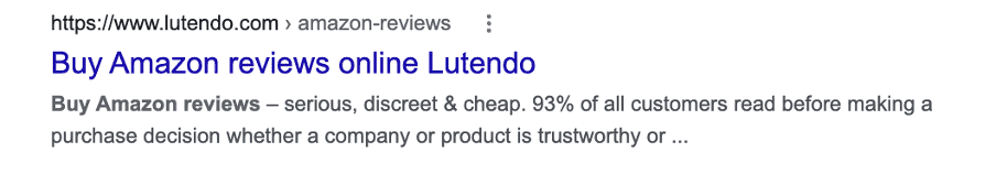 84% of online shoppers trust online reviews as much as personal recommendations.