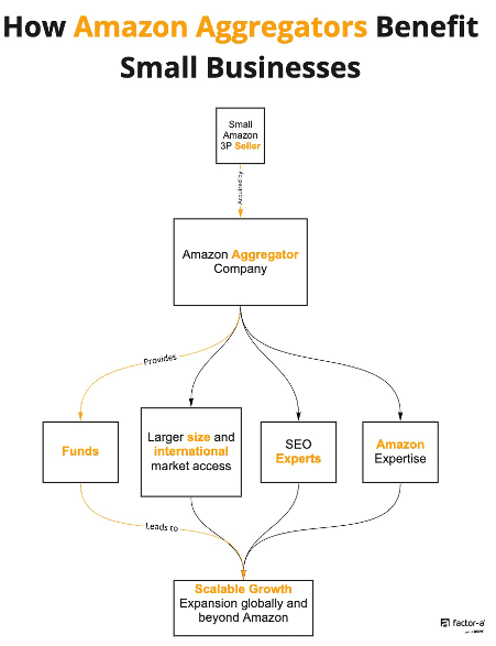 6 (1) We’re witnessing a spike in the number of Amazon aggregators raising millions or maybe billions of dollars in venture capital. Some of the well-recognized examples include (subject to change):
