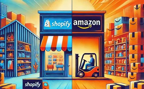 Shopify vs Amazon thumbnail Shopify Store