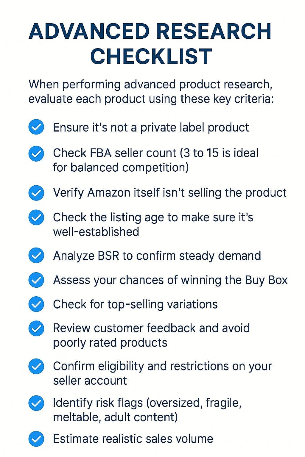 Successful selling on Amazon starts with one crucial skill — product research. This is the process of discovering, evaluating, and verifying products that can be resold for a profit.